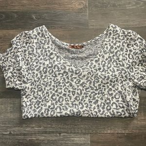 Sweater top leopard